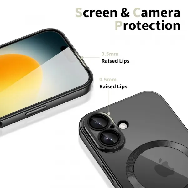 Tech-Protect MagFlex MagSafe iPhone 17, lesklá čierna