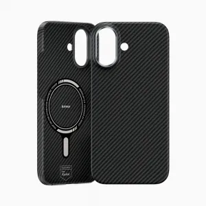 Benks Magnetic Armor Air Kevlar obal Metal Frame, iPhone 17, čierny