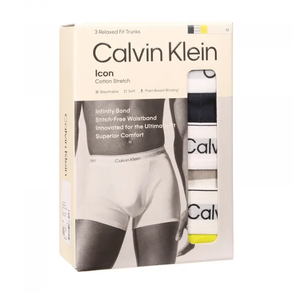 3PACK pánske boxerky Calvin Klein viacfarebné (NB4286-WCN) M, trenky