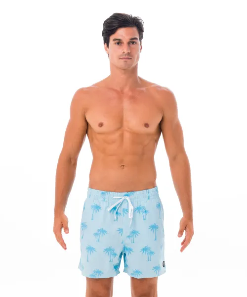 Pánske plavky 69SLAM PALM BLUE (SSBPUE-PM) S
