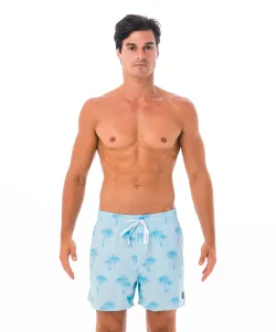 Pánske plavky 69SLAM PALM BLUE (SSBPUE-PM) S