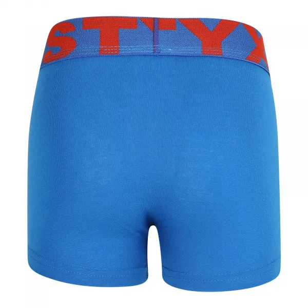 3PACK detské boxerky Styx športová guma viacfarebné (3GJ09079) 6-8 let, trenky