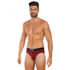 3PACK pánske slipy BOSS viacfarebné (50546561 981) M