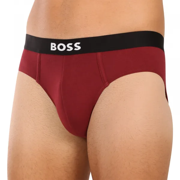 3PACK pánske slipy BOSS viacfarebné (50546561 981) M