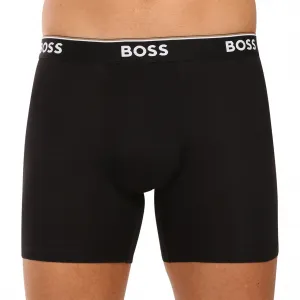 3PACK pánske boxerky BOSS čierne (50538142 001) M, trenky