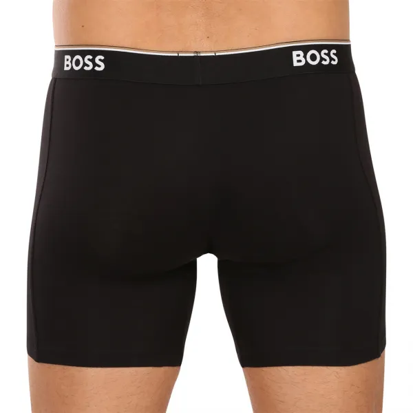 3PACK pánske boxerky BOSS čierne (50538142 001) M, trenky