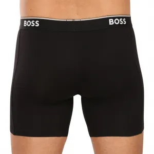 3PACK pánske boxerky BOSS čierne (50538142 001) M, trenky