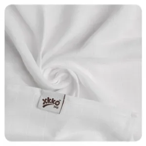 XKKO BMB Bambusová plienka White 70x70 (3ks)