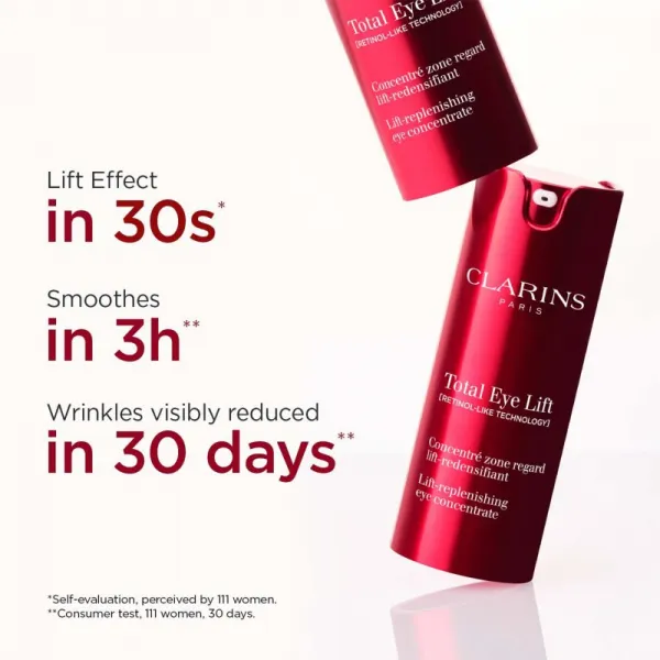 Clarins Total Eye Lift očný krém proti vráskam 15 ml