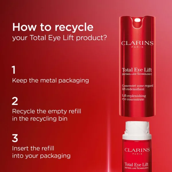 Clarins Total Eye Lift očný krém proti vráskam 15 ml