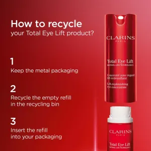 Clarins Total Eye Lift očný krém proti vráskam 15 ml