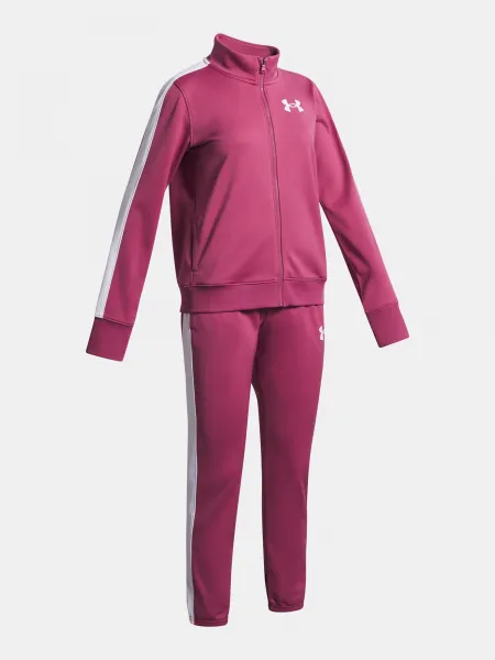 Under Armour UA Knit Track Suit-RED - Girls