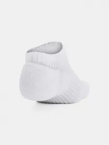 Unisex socks Under Armour Unisex UA TC 3pk No Show-WHT - unisex