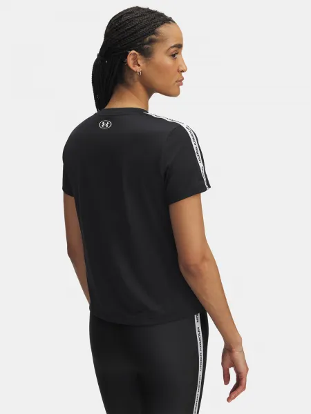 Women's T-shirt Under Armour UA Tech WM Tape SS-BLK - Women's