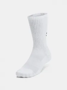 Unisex socks Under Armour Unisex UA TC 3pk Crew-WHT - unisex
