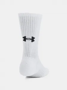 Unisex socks Under Armour Unisex UA TC 3pk Crew-WHT - unisex