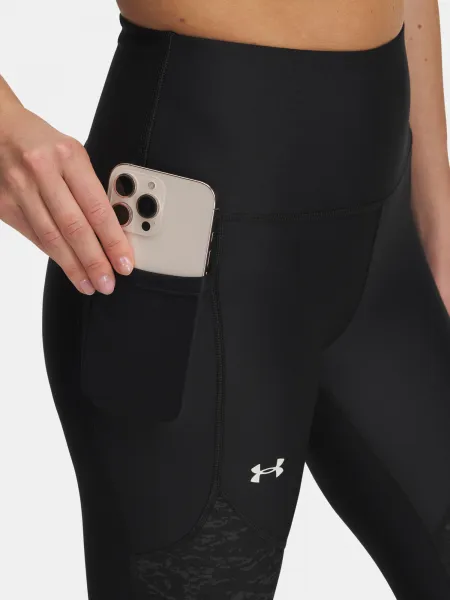 Women's leggings Under Armour Tech Print Panel Ankle Leg-BLK - Women's