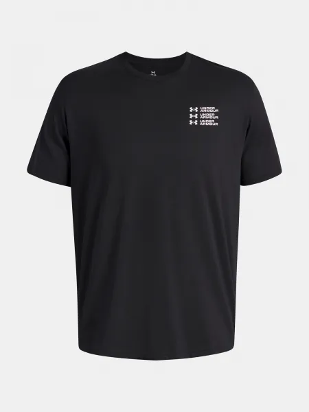 Men's T-shirt Under Armour UA TRIPLE STACK LC LOGO SS-BLK - Men's