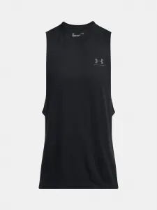 Men's tank top Under Armour UA LEFT CHEST CUT OFF TANK-BLK - Men's