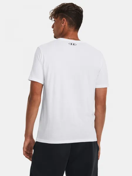 Men's T-shirt Under Armour UA CAMO CHEST STRIPE SS-WHT - Men's