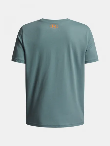 Boys' T-shirt Under Armour UA OVERLAY WM SS-GRN - Boys