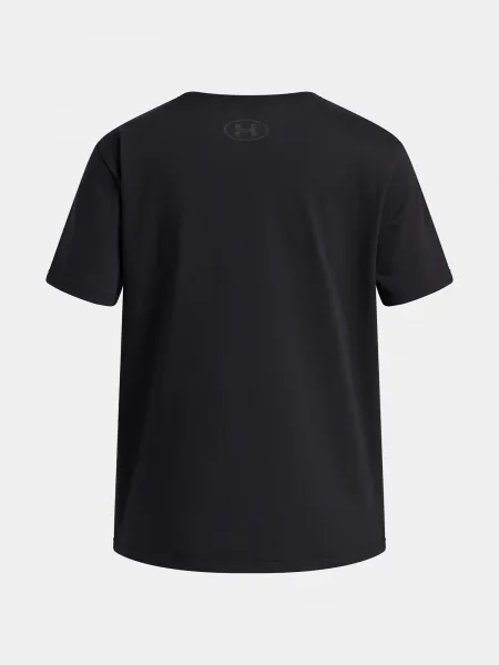 Girls' T-shirt Under Armour UA G Rival Shimmer SS-BLK - Girls