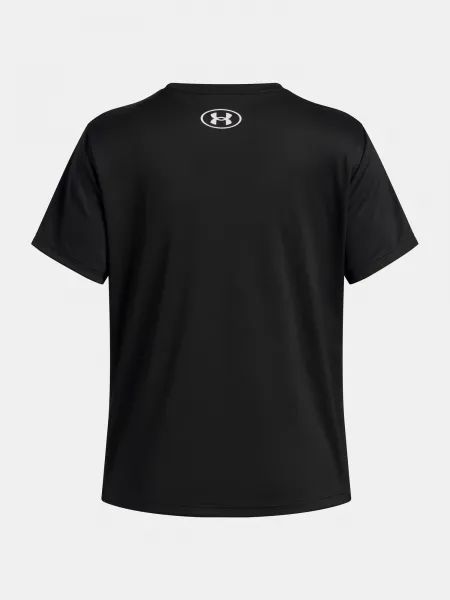 Girls' T-shirt Under Armour Tech Varsity Graphic SS-BLK - Girls