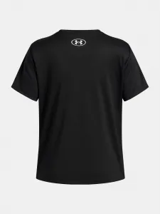 Girls' T-shirt Under Armour Tech Varsity Graphic SS-BLK - Girls