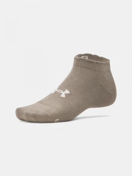 Unisex socks Under Armour Unisex UA Essential 6pk Low-BRN - unisex