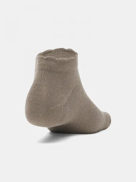 Unisex socks Under Armour Unisex UA Essential 6pk Low-BRN - unisex