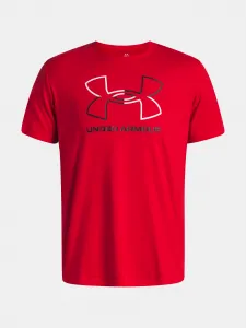 Men's T-shirt Under Armour UA GL FOUNDATION UPDATE SS-RED - Men's