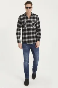 G697 DEWBERRY MEN'S SHIRT-BLACK