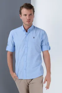 G681 DEWBERRY MEN'S SHIRT-LIGHT BLUE