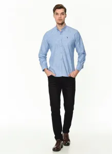 G681 DEWBERRY MEN'S SHIRT-BLUE