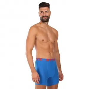 Pánske boxerky Styx long športová guma modré (UN1167) M, trenky