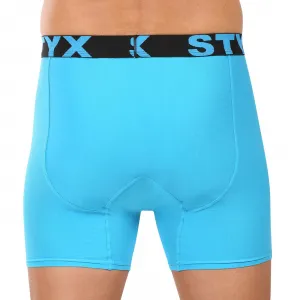 Pánske boxerky Styx long športová guma svetlo modré (UN1169) M, trenky