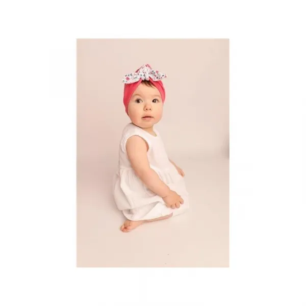 Dievčenská čiapočka turban New Baby For Girls dots 74 (6-9m)