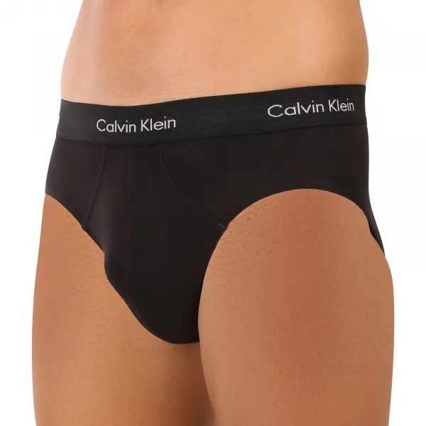 3PACK pánske slipy Calvin Klein čierne (U2661G-VX9) M