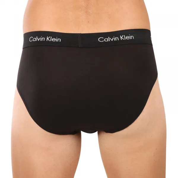 3PACK pánske slipy Calvin Klein čierne (U2661G-VX9) M