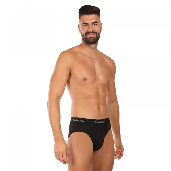 3PACK pánske slipy Calvin Klein čierne (U2661G-VX9) M