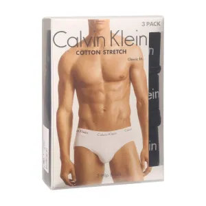 3PACK pánske slipy Calvin Klein čierne (U2661G-VX9) M
