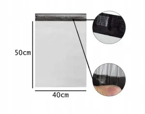 JAKS Obálka plastová kuriérska Rozmery: 400 x 500 mm, počet kusov: 50 ks