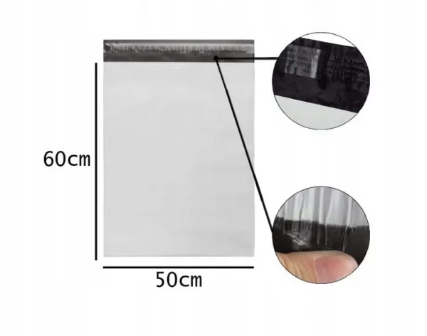 JAKS Obálka plastová kuriérska Rozmery: 400 x 500 mm, počet kusov: 50 ks