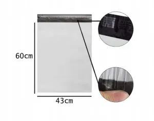 JAKS Obálka plastová kuriérska Rozmery: 400 x 500 mm, počet kusov: 50 ks