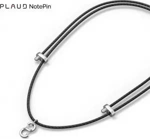 Plaud.AI PLAUD Note Pin Lanyard Black - remienok na krk, čierny 1895164