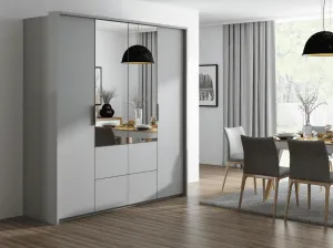 ArtStol Šatníková skriňa VIEDEŇ 208 | platinum