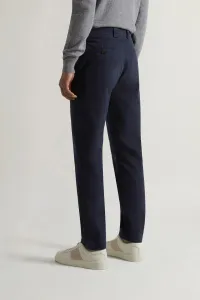 Nohavice Woolrich Classic Chino Pant Melton Blue