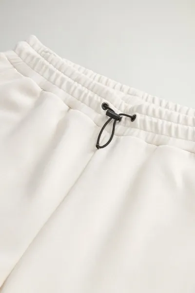 Tepláky Woolrich Interlock Trousers Milky Cream