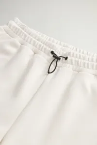 Tepláky Woolrich Interlock Trousers Milky Cream
