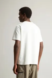 Tričko Woolrich Sheep Graphic T-Shirt Arctic White